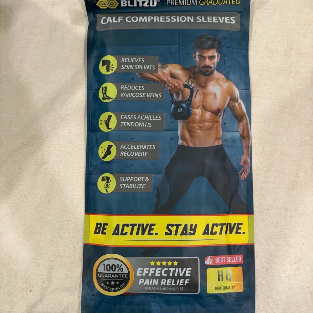 Blitzu Calf Compression Sleeves